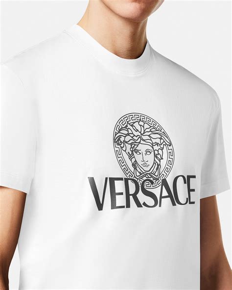 versace logo t shirt replica|versace collection t shirt.